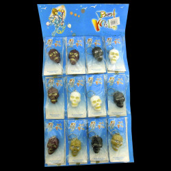 Chaveiro de caveira - Cartela com 12 unidades