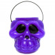 Caldeirão cabeça de esqueleto roxo - Artigos de halloween