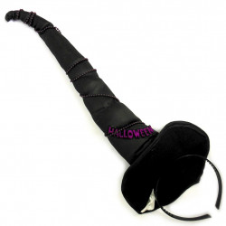 Chapéu de bruxa longo - Artigos de Halloween