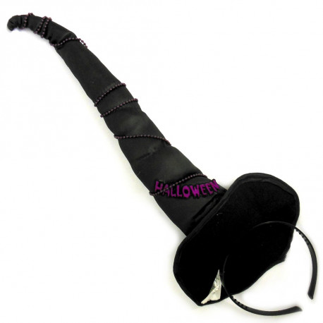 Chapéu de bruxa longo - Artigos de Halloween