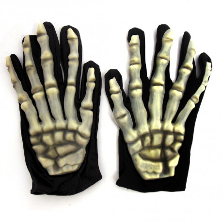 Luva esqueleto - Artigo de halloween