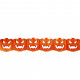Guirlanda abóbora halloween 2,5m - Colmeia de papel