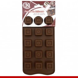 Forma de silicone 15 moldes - 1 peça