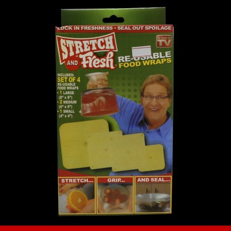 Kit de embrulhos de alimentos reutilizável - 1 unidade