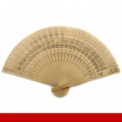 Leque de madeira - Lembrancinhas