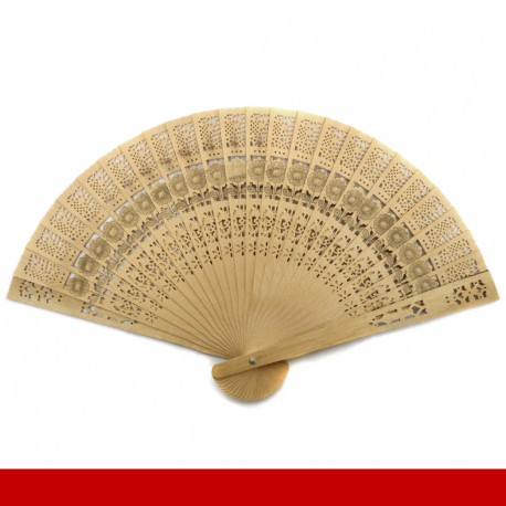 Leque de madeira - Lembrancinhas