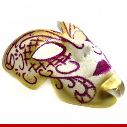 Máscara de carnaval ninfa - Artigos de carnaval