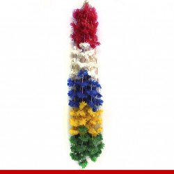 Colar havaiano colorido - Pacote com 12 unidades