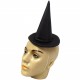 Mini chapéu de bruxa liso - Artigos de Halloween