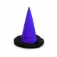 Mini chapéu de bruxa liso - Artigos de Halloween