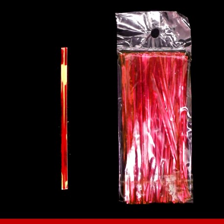 Fecho prático 4mm x 95mm - Pacote com 100 unidades