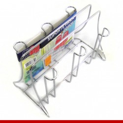 Suporte cromado para copos - Artigos para casa e cozinha