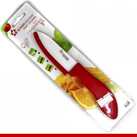 Faca com lâmina cerâmica 6" - Casa e cozinha