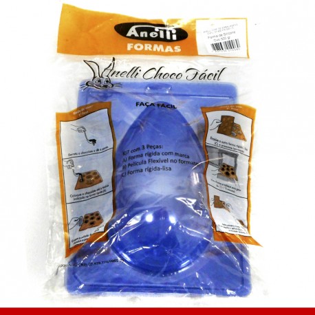 Forma de silicone para ovo de páscoa 500g - Produtos para a páscoa