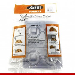 Forma de silicone caixa quadrada 25gr - Produtos para a páscoa