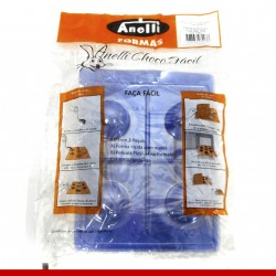 Forma de silicone trufa grande 60gr - Produtos para a páscoa