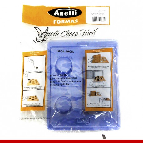 Forma de silicone mini pão de mel 15gr - Produtos para a páscoa