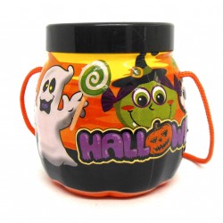 Pote mini abóbora com tampa - Artigos de halloween