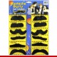 Cartela de bigodes - 12 peças