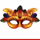 Máscara de carnaval para o rosto - 4 peças