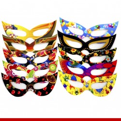 Máscara de carnaval gatinha - 10 unidades