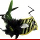 Máscara de carnaval aveludada - 1 peça