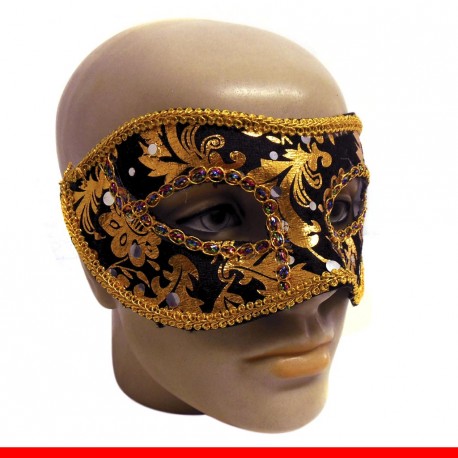 Máscara de carnaval estampada - 1 peça