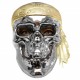 Máscara caveira pirata prata - Produtos de carnaval