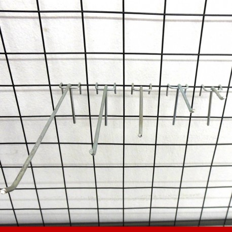 Gancho de metal para tela - 12 unidades