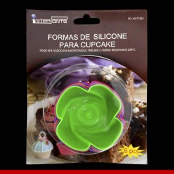 Forma de silicone - 6 peças