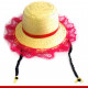 Chapéu de palha chiquinha - Artigos de festa junina