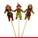 Palito espantalho para festa junina - 10 unidades - Decoração junina