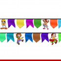 Enfeite para bandeirinhas juninas - 08 unidades - Decoração para festa junina