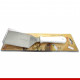 Espátula curva 3" inox - 1 unidade