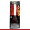 Espátula reta premium 4" inox - 1 unidade