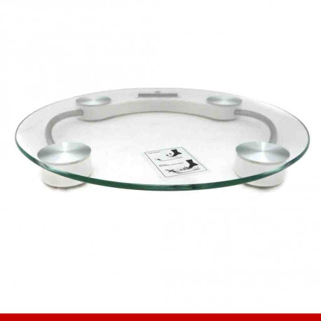 Balança Digital em vidro 6mm para banheiro - 1 unidade