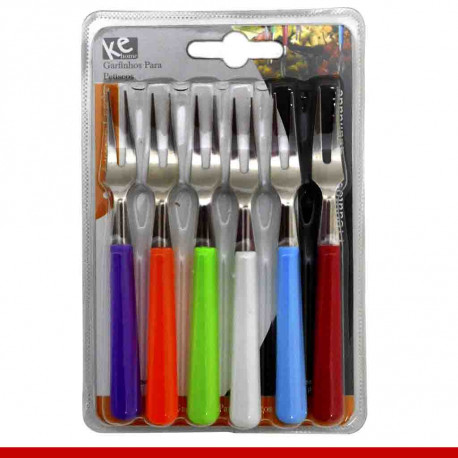 Garfinhos para petiscos - 6 peças