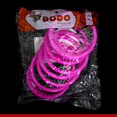 Argolas plásticas - 10 unidades