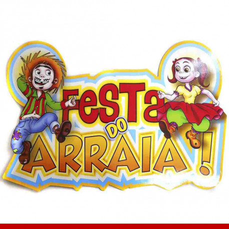 Painel festa do arraiá - 1 unidade - Decoração de festa junina