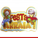 Painel festa do arraiá - 1 unidade - Decoração de festa junina