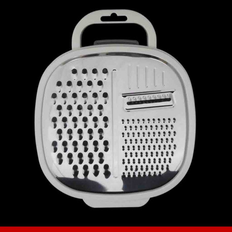 Ralador 3 em 1 com pote e tampa - Utilidades domésticas