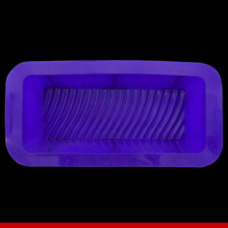 Forma de bolo retangular em silicone - Utilidades Domésticas