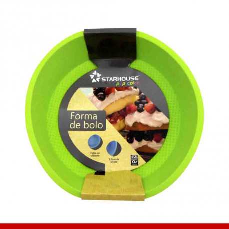 Forma de bolo em silicone - Utilidades Domésticas