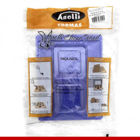 Forma de silicone pão de mel 43gr - Artigos de páscoa