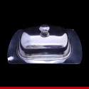 Manteigueira inox - 1 unidade
