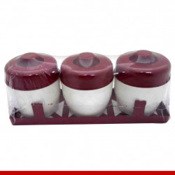 Porta condimentos 4 peças redondo - Produtos de cozinha