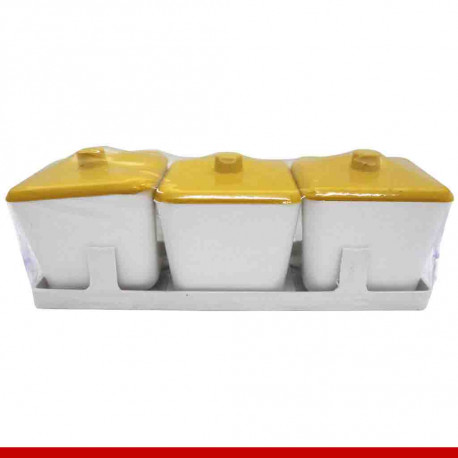 Porta condimentos 4 peças - Produtos de cozinha