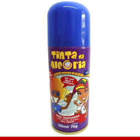 Tinta Spray para cabelo, várias cores - artigos para o carnaval