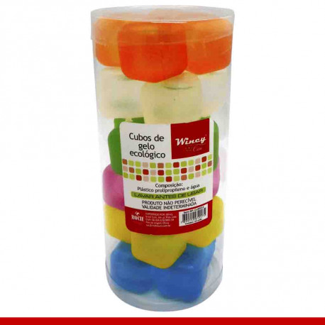 Cubos de gelo ecológico - 24 peças - Utilidades domésticas