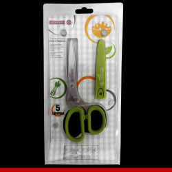 Tesoura 5 lâminas para ervas e temperos Mundial - 1 unidade